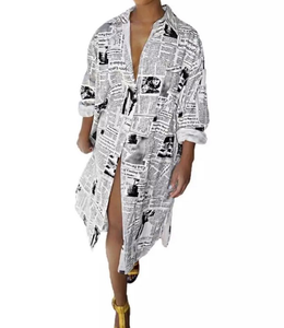 NEWSPAPER COAT DRESS