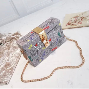 GRAFFITI CLUTCH/CROSSBODY