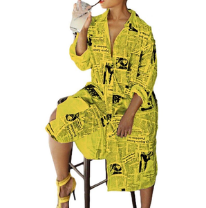 NEWSPAPER COAT DRESS