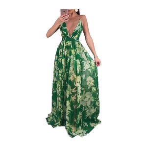 FLORAL PRINT MAXI DRESS